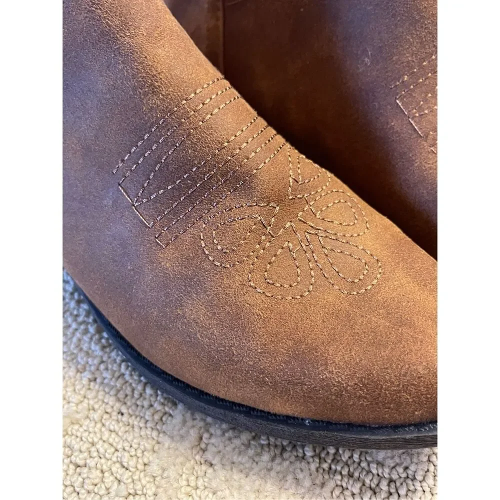 Cat and Jack Target Brown Ankle Booties Girls Size 5 Women’s Size 7